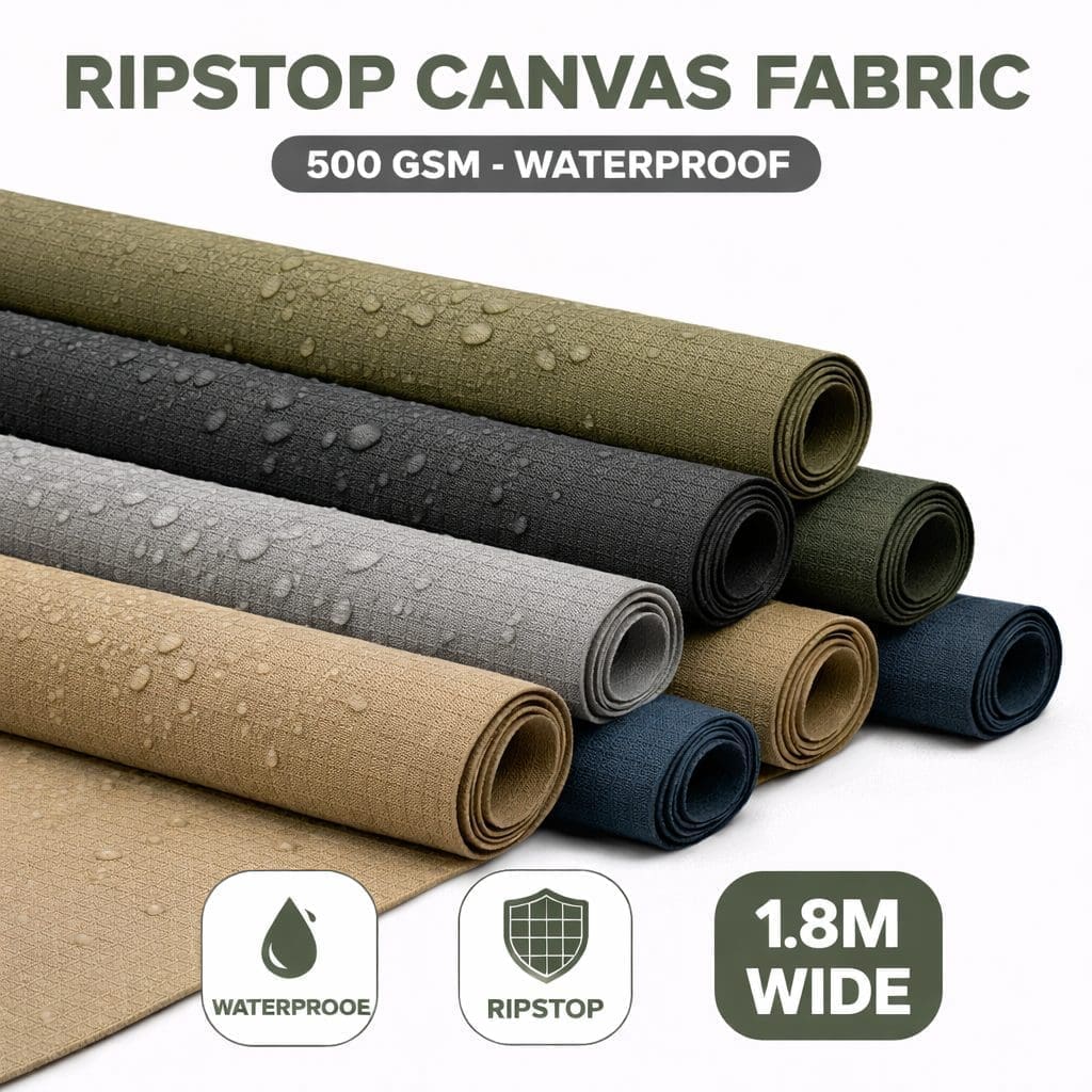 Ripstop Canvas Fabric 500 GSM Waterproof Heavy Duty South Africa